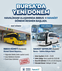 Bursa-Sabiha Gökçen Hattında Yeni Dönem! 