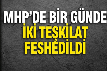 MHP Kütahya ve Eskişehir İl Teşkilatı feshedildi