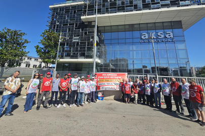 AKSA BURSAGAZ DİRENİŞİNDE 27. GÜN: "İŞİMİZİ VE SENDİKAL HAKLARIMIZI İSTİYORUZ"