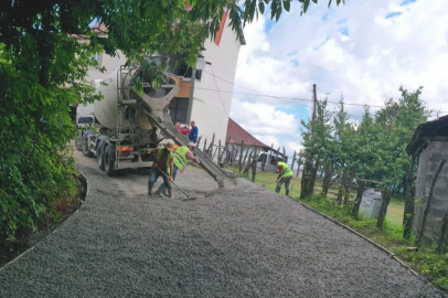 Ordu ve Samsun’u birleştiren yolda çalışmalar sürüyor