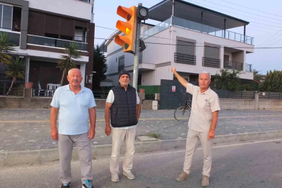 Burhaniye’de yetersiz yaya çizgileri tepki çekti
