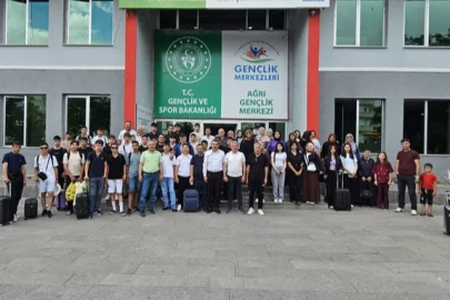 Ağrı Gençlik Merkezi'nden gençlere kamp yolculuğu