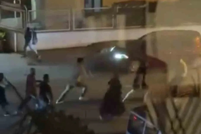 Bursa’da aileler arasında meydan muharebesi kamerada
