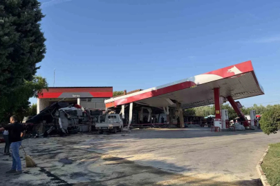 Ölüm benzin istasyonu marketinde alışveriş yaparken yakaladı

