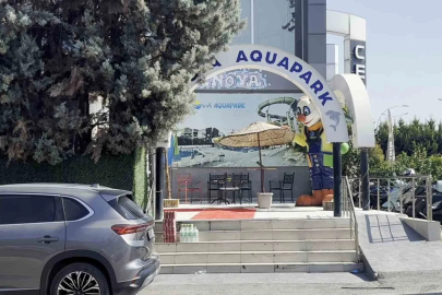 Yaşı küçük temizlikçi havuz kaydırağından düşüp ağır yaralandı
