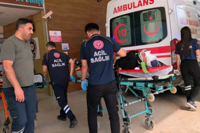 Otomobil bariyerlere çarptı: 5 yaralı
