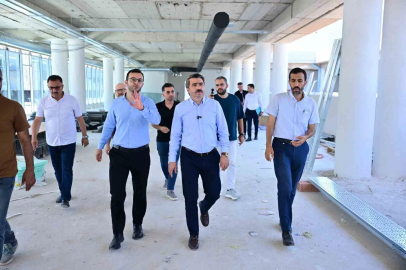 Yavuzselim pazaryeri’nde çalışmalar devam ediyor

