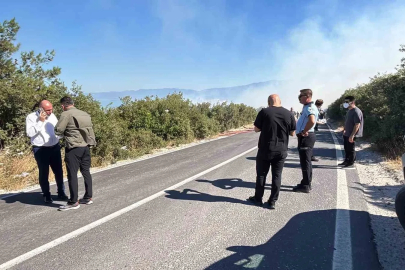 Bursa’da ormanlık alanda yangın çıktı
