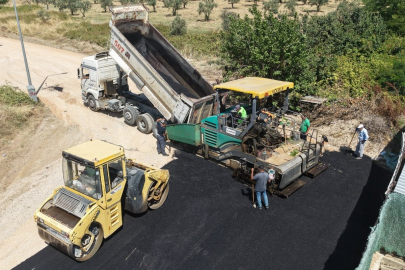 Gemlik Umurbey’de 2 Bin 700 Ton Asfalt Serildi
