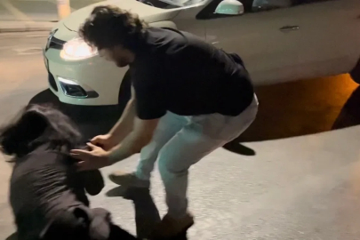Polise direnen, gazeteciye tüküren alkollü kadın tutuklandı

