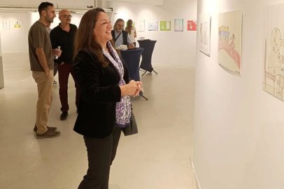 Nilüfer’deki sergide hayal gücü çizgilerle buluştu
